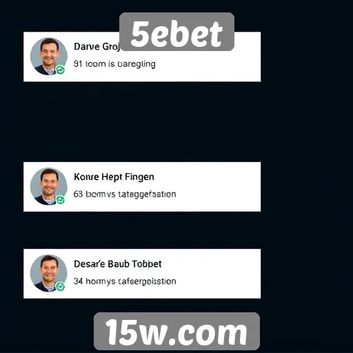 Feedback de usuários sobre o 5ebet