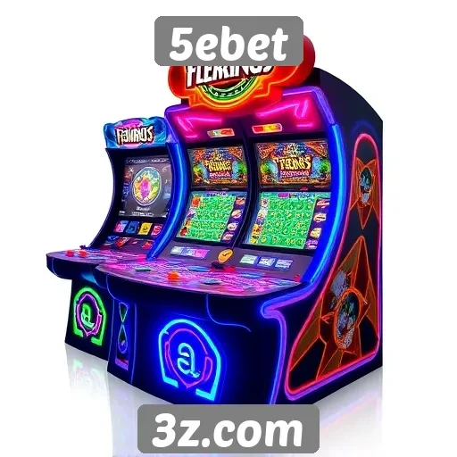 Variedade de jogos eletrônicos disponíveis no 5ebet